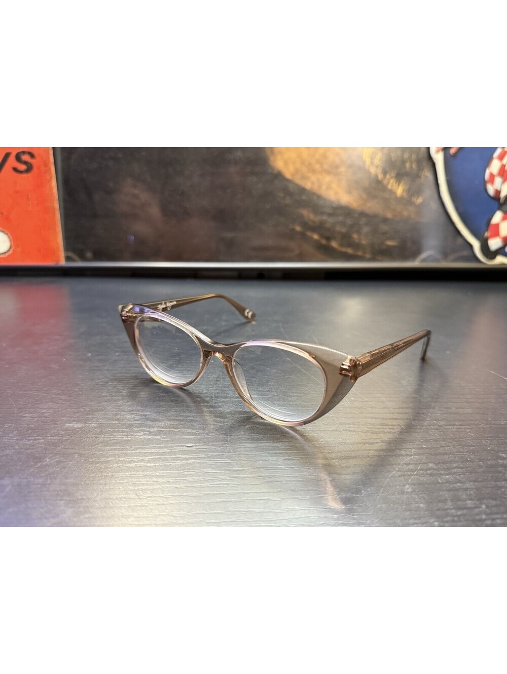Sofia Vergara Fiora BRN Brown Cat Eye Eyeglass Frames 50-18-140